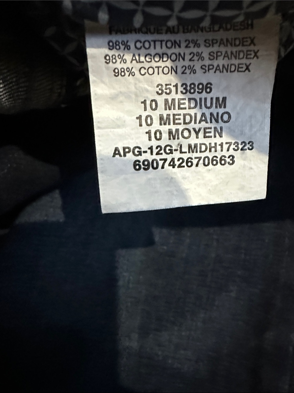 LEE PLATINUM Women's Dark Blue Bootcut Jeans Slimming & Flattering Sz 10, 32x30 - Picture 11 of 14